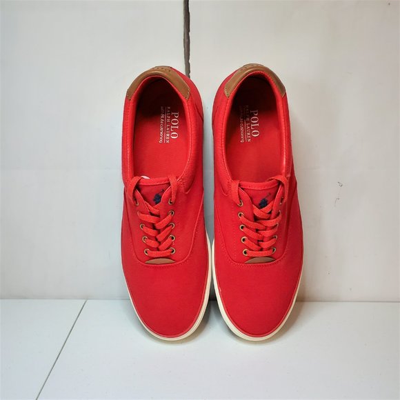 *SOLD* Polo Ralph Lauren Thorton II Canvas Sneakers 13 - Picture 5 of 12